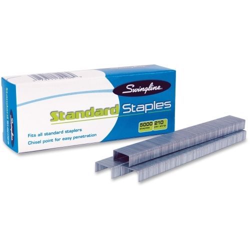 Swingline high quality standard staples -0.25&#034;leg -0.50&#034; crown- 5000/box for sale