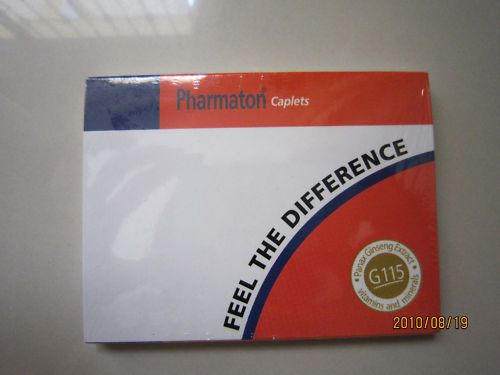 Pharmaton Caplets Sticky Note Pad / Memo Pad