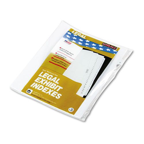 90000 Series Legal Exhibit Index Dividers, 1/26 Cut Tab, Title &#034;E&#034;, 25/Pack