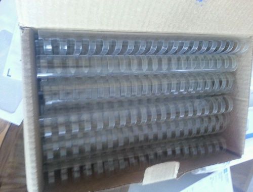 PLASTIC BINDERS &#034;CLEAR&#034; 1&#034; X 11&#034; QUANTITY (50)