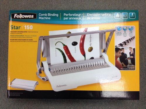 Fellowes Star™ 150 Manual Comb Binding Machine 5217301 **NEW IN BOX**