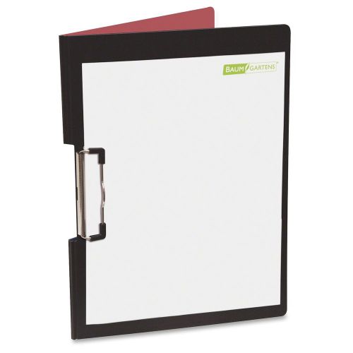 Baumgartens Portfolio Clipboard - 0.50&#034; - Side Opening - 8.50&#034; x 11&#034; - Red