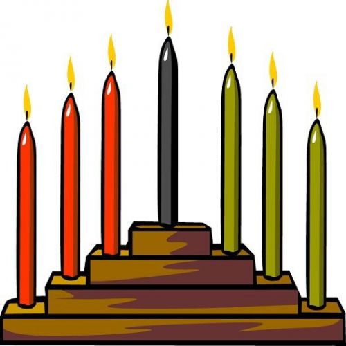 30 Custom Kwanzaa Candles Personalized Address Labels