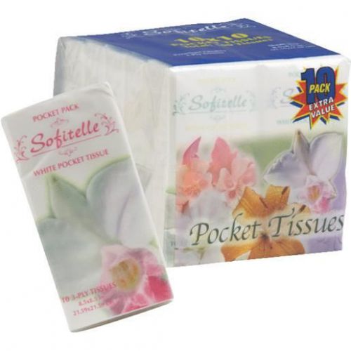 10PK POCKET TISSUES 92410