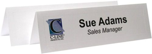 Medium Name Tent Cards Inkjet/laser Ready Scored Embossed White 2.5 X