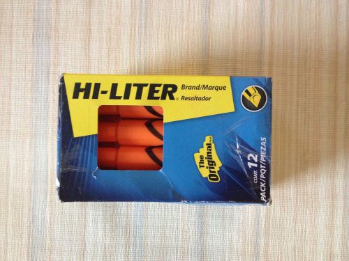 Original Avery Desk Style Chisel Tip Orange Highlighter (Hi-Liter) - 11