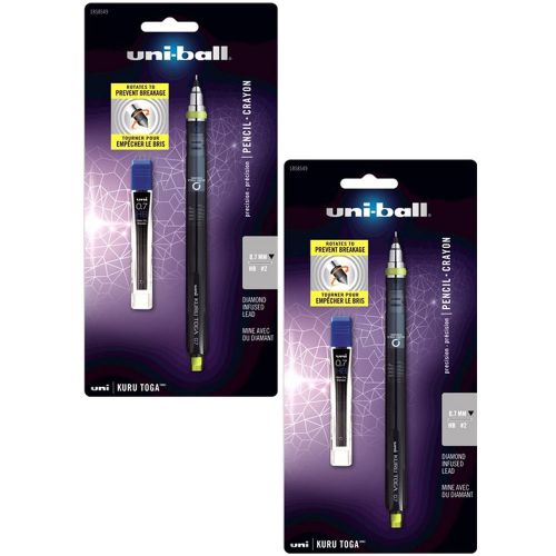 Uni-Ball Kuratoga .7mm Mechanical Pencil Starter Set 2-PACKS 1858549