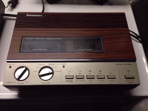 panasonic easa-phone KX-T1520 Cassette Tape Vintage Answering Machine