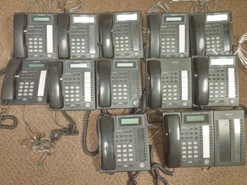 Pansonic advanced hybrid phone system (9) kx-t7731 (2) kx-t7736 (1) kx-t7720 for sale