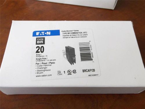 NEW EATON BRCAF120 CUTLER HAMMER AFCI CIRCUIT BREAKER