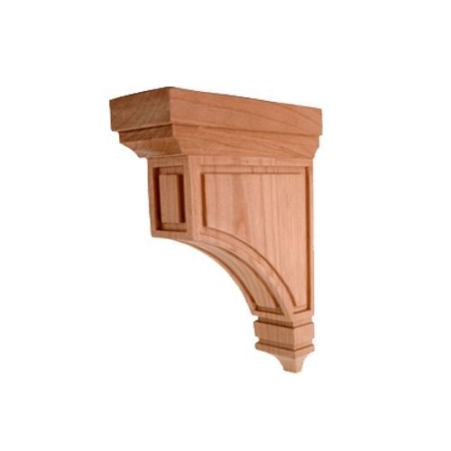 2-(TWO) Medium Mission Wood Corbels-  3 &#034; x 9 &#034; x 12 &#034;-  # CORBEL-M-2