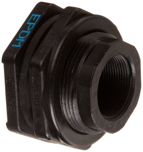 Banjo TF150 Polypropylene Bulkhead Tank Fitting, 1-1/2&#034; NPT Female