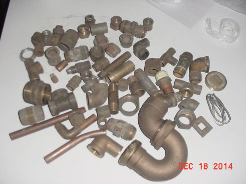 13# Brass Copper Bronze pipe Fittings plumbing Steampunk art $10 shipping