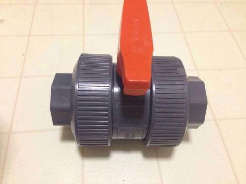 NEW NIBCO Chemtrol Tru-Bloc 2&#034; Full Port ball valve PVC