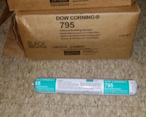 Dow Corning 795 Black Silicone Building Sealant - Sausage 8/12/15 (16pc Case)