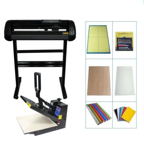 New stencil diy t-shirt flocking foil transfer cutting plotter heat press kit for sale