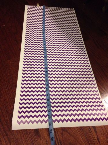 Purple Chevron Heat Transfer Vinyl