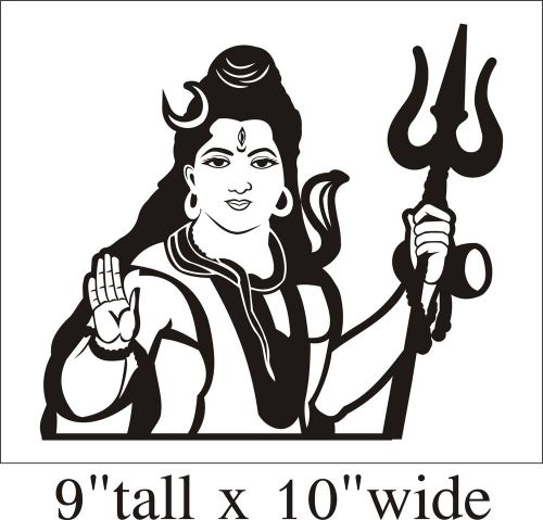 2X Om Aum Lord Shiva Hinduism Car Truck Bumper Vinyl Sticker Decal-1680