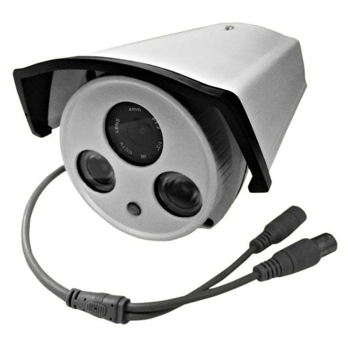 White cctv 1/3&#034; sony cmos 800 tvl security camera 4mm lens ir led indoor outdoor for sale