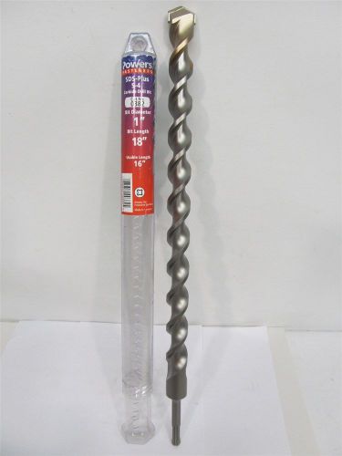 Powers Fasteners 0382, 1&#034; x 16&#034; x 18&#034;, SDS Plus, S-4 Hammer Drill Bit