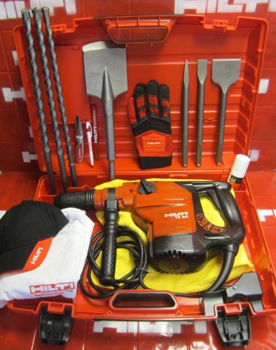 HILTI TE 60 HAMMER DRILL, PREOWNED, MINT CONDITION, FREE BITS,  FAST SHIP