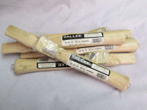 Sallee 12&#034; Hickory Brick Hammer Handle # 231 for 24-32oz LOT 5 pcs Made USA