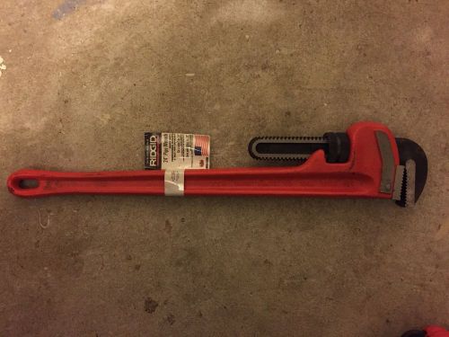 RIDGID  CAST IRON 24&#034;L  HD STRAIGHT PIPE WRENCH 31030