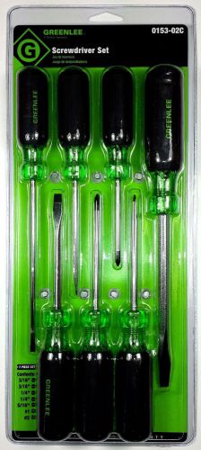 Greenlee 0153-02C 7-Piece Screwdriver Set - NEW!