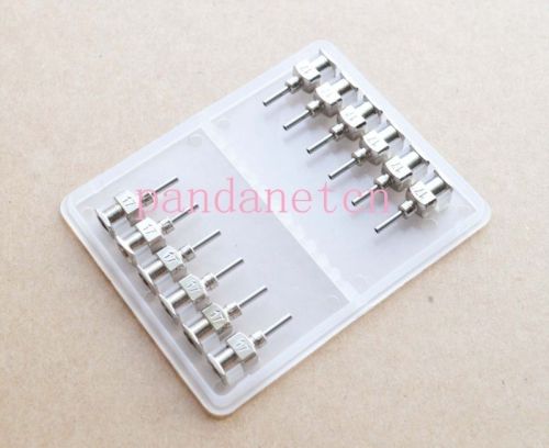 Blunt stainless steel dispensing syringe needle tips 1/4&#034;  17Gauge 120pcs