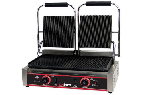 Winco (epg-2) panini forte italian style grill, twin grill, electric for sale