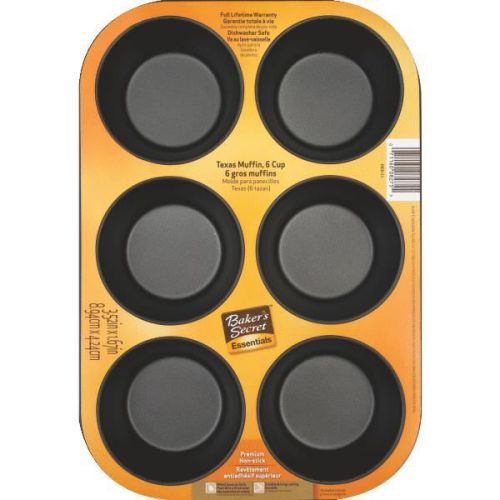 Baker&#039;s secret texas size muffin pan-bs 6c texas muffin pan for sale