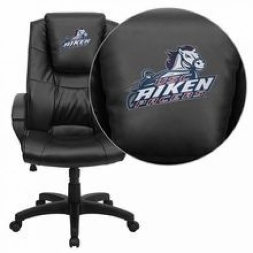 Flash Furniture GO-5301BSPEC-BK-LEA-41092-EMB-GG South Carolina Aiken Pacers Emb