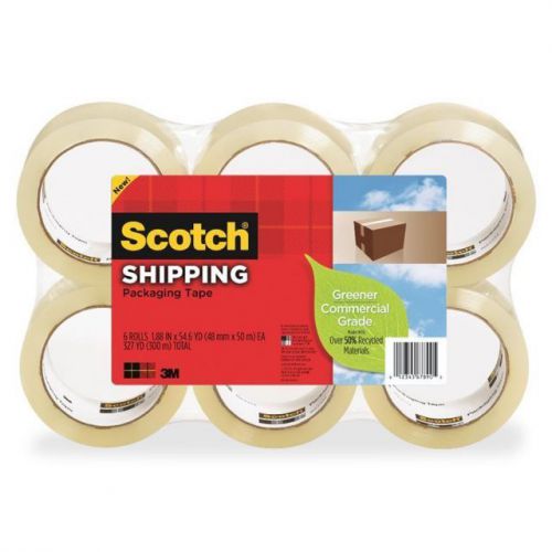 Scotch greener commercial grade 2&#034; packing tape - mmm3750g6 for sale