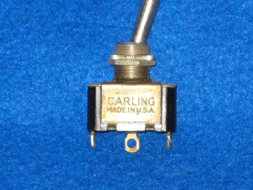 CARLING SWITCH 6A 125VAC, 3A 250 VAC,1/4 HP 120-240 VAC TOGGLE SWITCH