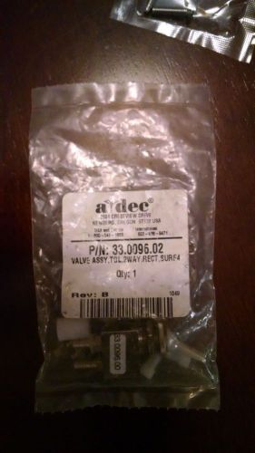 ADEC 2WAY TOGGLE VALVE RECT. SURF PN 33.0096.02