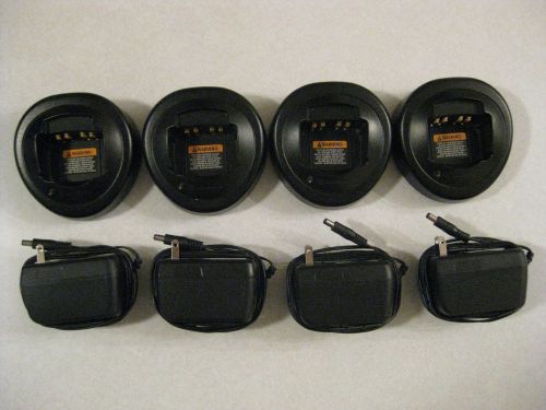 4 USED OEM MOTOROLA CHARGER HTN9000B HT1250 LS HT750 MTX950 MTX9250 HT1550