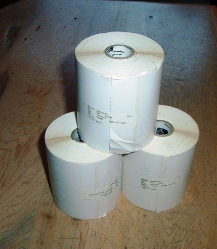 Zebra Z-Select 4000D Thermal Label - 4&#034; Width x 4&#034; Length - 3 rolls 377 per roll