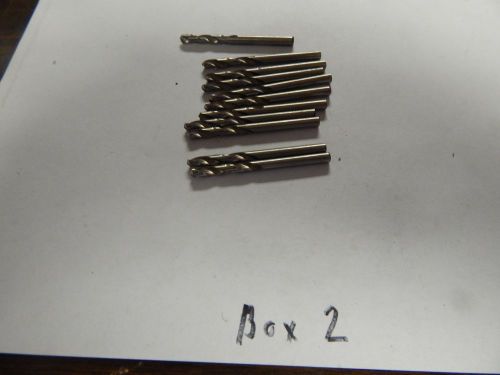 &#034;PTD&#034; Short Length Twist Drill Bits, &#034;17&#034; Size, lot of 11 pcs