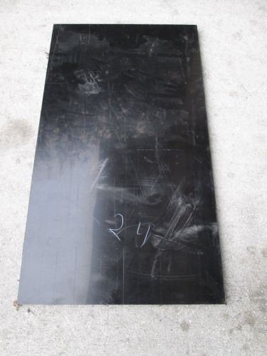 Polypropylene impact copolymer black plastic sheet 3/4&#034; x 15&#034; x 27&#034; n00m-00 uhmw for sale