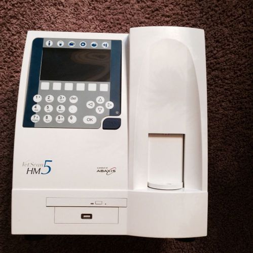 ABAXIS VETSCAN HM5 VETERINARY HEMATOLOGY BLOOD ANALYZER CBC RBC