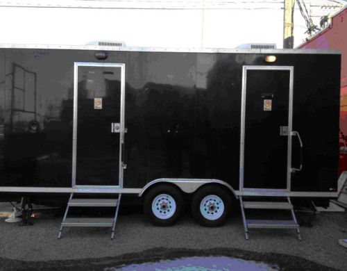 Portable Restroom Trailer 20&#039; 9-stall