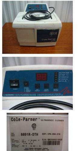 Cole-Parmer Ultrasonic Cleaner Model# 8891R-DTH