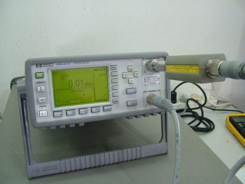 AGILENT HP RF POWER METER EPM-441A + SENSOR 8482H -10 TO +35dBm.FULLY TESTED