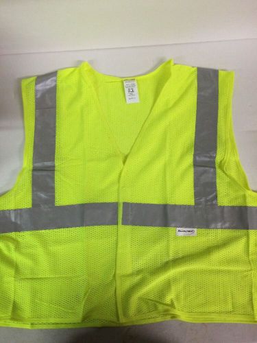 ROAD WARRIOR HI-VIZ LIME GREEN CLASS 2 SAFETY VEST - LARGE NEW