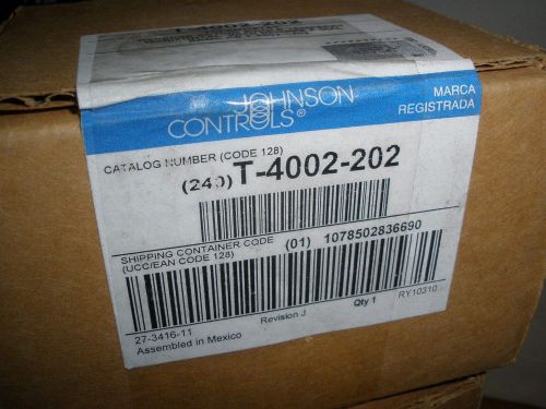 NIB Johnson Controls T4002-202 Reverse Acting Single Temp Thermostat