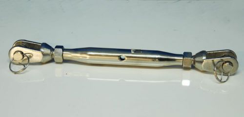 7/8&#034; x 7-1/2&#034; shaft czar turnbuckle - polished finish for sale
