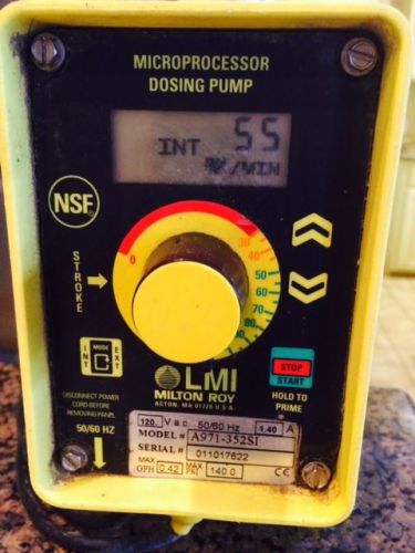 LMI Milton Roy Microprocessor Dosing Pump