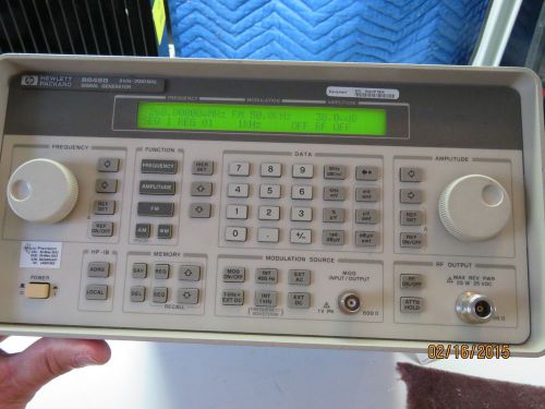 HP 8648B Signal Generator 9kHz-2Ghz Calibrated, Warranty, OPT 1EA 1E5 High Power