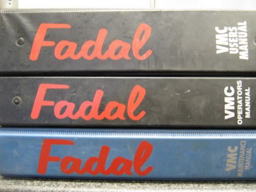 Fadal Engineering - VMC Manual Set