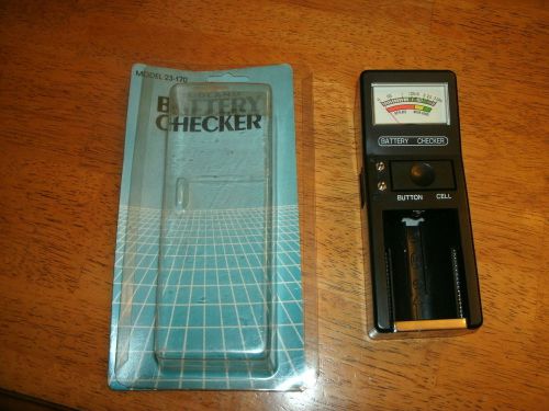 Midland battery checker for size d, c, aa, aaa, n or 9 volt model 23-170 for sale